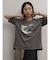 ボタニカルフォトプリントTシャツ