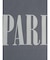 "PARIS"フロッキーロゴドレープワンピース