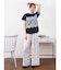 レースドッキングTシャツ