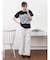 レースドッキングTシャツ