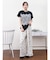 レースドッキングTシャツ