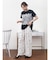 レースドッキングTシャツ