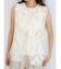Floral lace vest