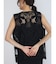Floral lace vest
