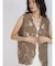Floral lace vest