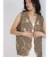 Floral lace vest