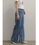 ラインアートセルロースワイドデニムパンツ