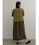 フォトコラージュプリーツドッキングワンピース