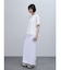 レース×チュールレイヤードデザインカットソー