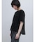 レース×チュールレイヤードデザインカットソー
