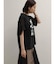 フォトコラージュプリントメッシュスリーブTシャツ