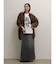 フォトコラージュプリントメッシュスリーブTシャツ