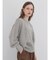 Vネッククロップドラメニットカーディガン