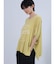 Vネックロゴワイドニットプルオーバー