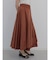ラップフレアスカート（Ash Gray,Dark Orange,Olive,Dark Purple)