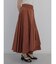ラップフレアスカート（Ash Gray,Dark Orange,Olive,Dark Purple)