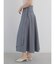 ラップフレアスカート（Ash Gray,Dark Orange,Olive,Dark Purple)