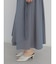 ラップフレアスカート（Ash Gray,Dark Orange,Olive,Dark Purple)