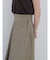 ラップフレアスカート（Ash Gray,Dark Orange,Olive,Dark Purple)
