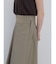 ラップフレアスカート（Ash Gray,Dark Orange,Olive,Dark Purple)