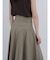 ラップフレアスカート（Ash Gray,Dark Orange,Olive,Dark Purple)