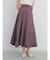 ラップフレアスカート（Ash Gray,Dark Orange,Olive,Dark Purple)