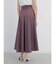ラップフレアスカート（Ash Gray,Dark Orange,Olive,Dark Purple)