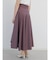 ラップフレアスカート（Ash Gray,Dark Orange,Olive,Dark Purple)