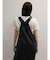 フェイクレザーサロペットスカート