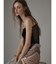 【Ample別注】PALM VELOUR SHEER BARETOP