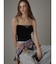 【Ample別注】PALM VELOUR SHEER BARETOP