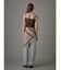 【Ample別注】PALM VELOUR SHEER BARETOP