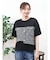 ツイード＆チュールドッキングTシャツ