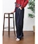 サイドレースモチーフ テーパードパンツ