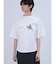 マットシルバー箔ロゴ星TEE