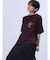 マットシルバー箔ロゴ星TEE