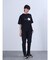 マットシルバー箔ロゴ星TEE