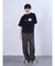 マットシルバー箔ロゴ星TEE
