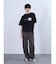 マットシルバー箔ロゴ星TEE