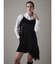 レーストリムドットキャミソール
