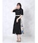 マリンプリントシャツワンピース