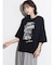 ブラッシュロゴハーフスリーブTシャツ