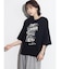 ブラッシュロゴハーフスリーブTシャツ