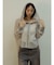 メッシュジップアップフーディー(gray,black)