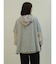 メッシュジップアップフーディー(gray,black)