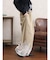 レースドッキングワイドパンツ