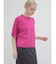 【WEB限定カラーあり】バックジップハーフスリーブニットPO