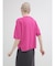 【WEB限定カラーあり】バックジップハーフスリーブニットPO