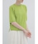 【WEB限定カラーあり】バックジップハーフスリーブニットPO