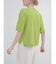 【WEB限定カラーあり】バックジップハーフスリーブニットPO